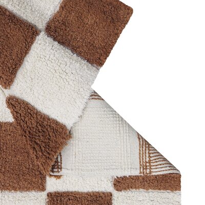 Wasbaar tapijt Kitchen Tiles Toffee - 170 x 240 cm