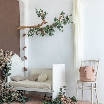 Wasbaar tapijt Woods Symphony Vintage Nude - 140 x