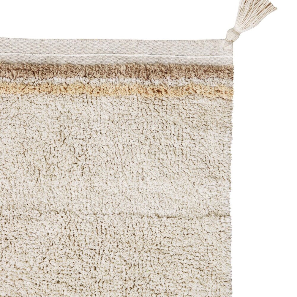 Wasbaar tapijt Bloom Natural - 120 x 160 cm -