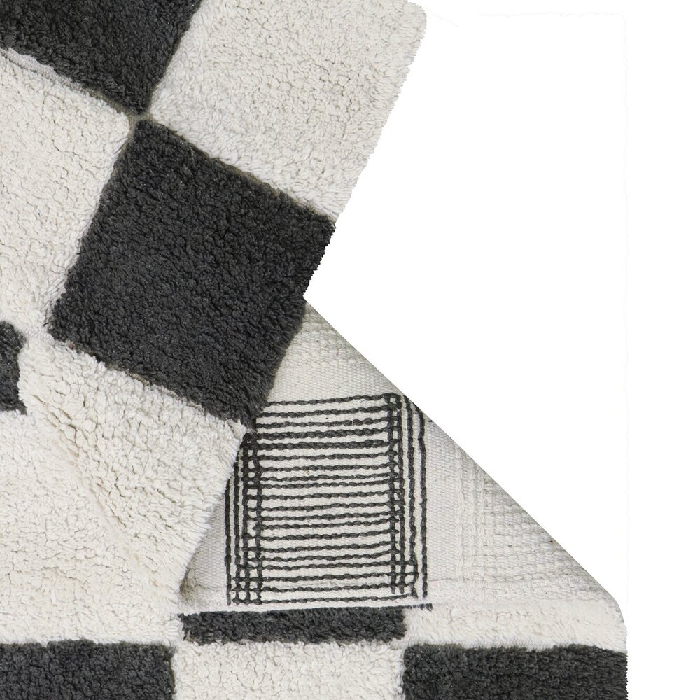 Wasbaar tapijt Kitchen Tiles Dark Grey 170 x 240 cm