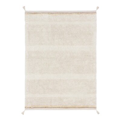 Wasbaar tapijt Bloom Natural - 140 x 200 cm - Wasbaar tapijt Bloom Natural - 140 x 200 cm -