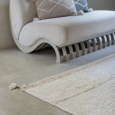 Wasbaar tapijt Bloom Natural - 170 x 240 cm -