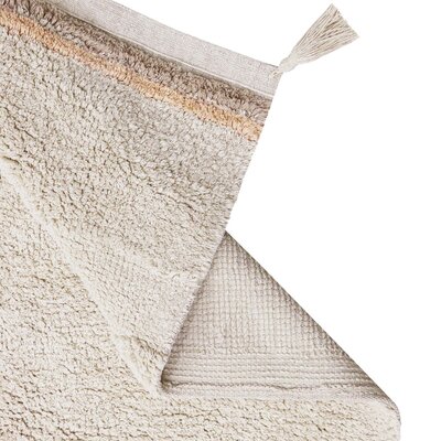 Wasbaar tapijt Bloom Natural - 170 x 240 cm -