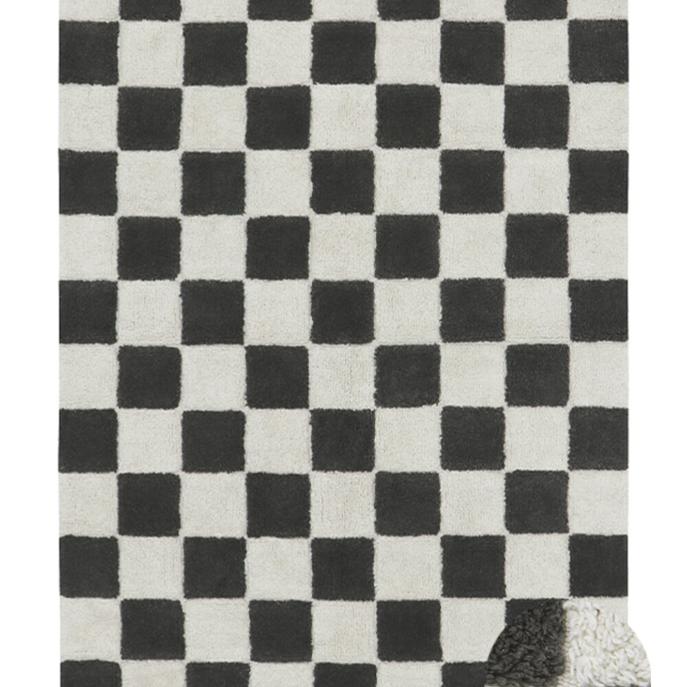 Wasbaar tapijt Kitchen Tiles Dark Grey 170 x 240 cm