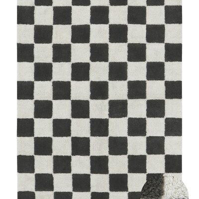 Wasbaar tapijt Kitchen Tiles Dark Grey 170 x 240 cm