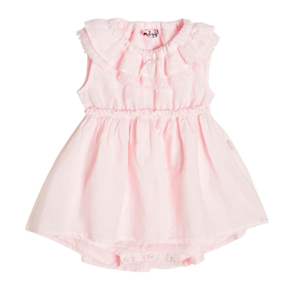 Jurkje met body oudroze Roze