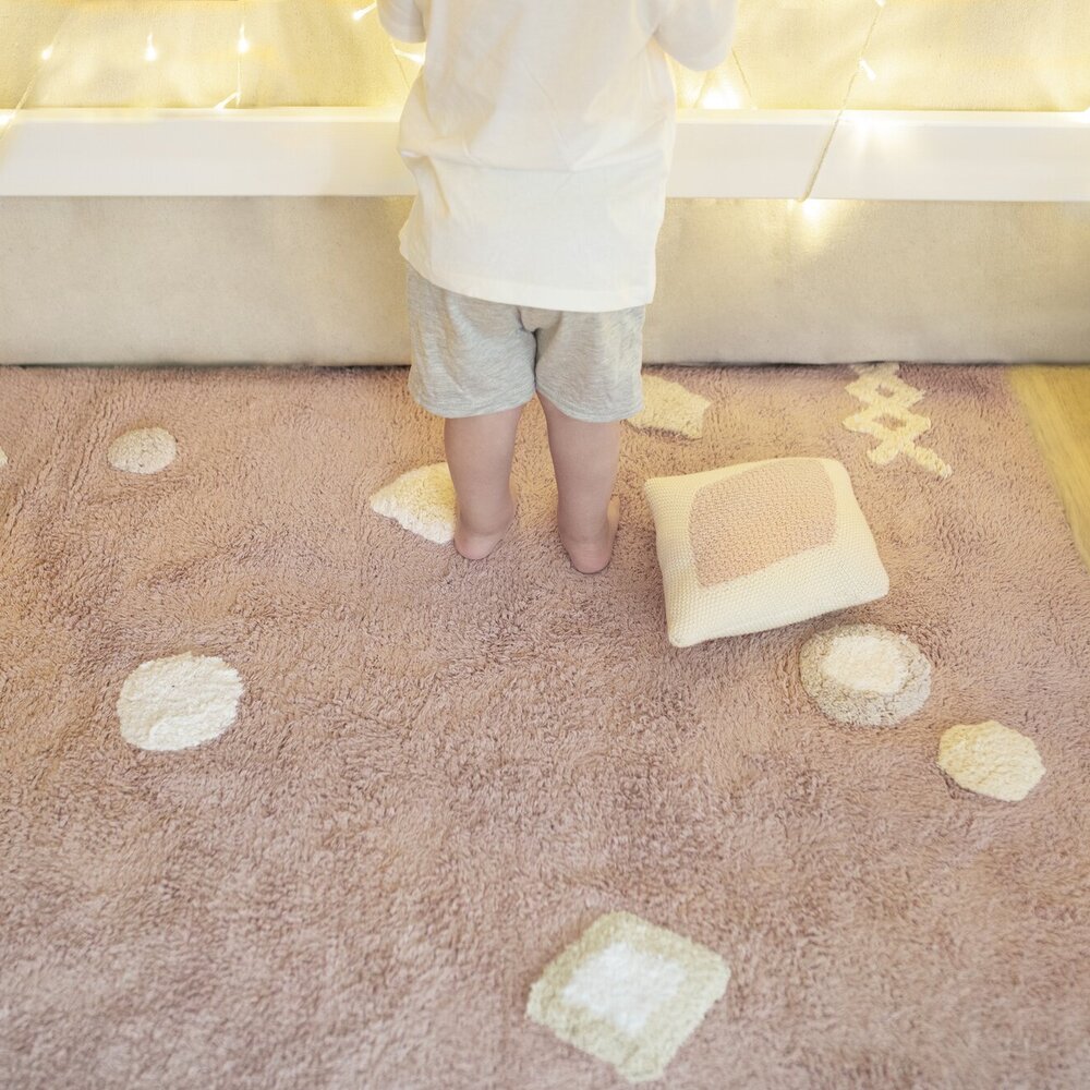 Wasbaar tapijt Noah - 140 x 200 cm - Wasbaar tapijt Noah - 140 x 200 cm -