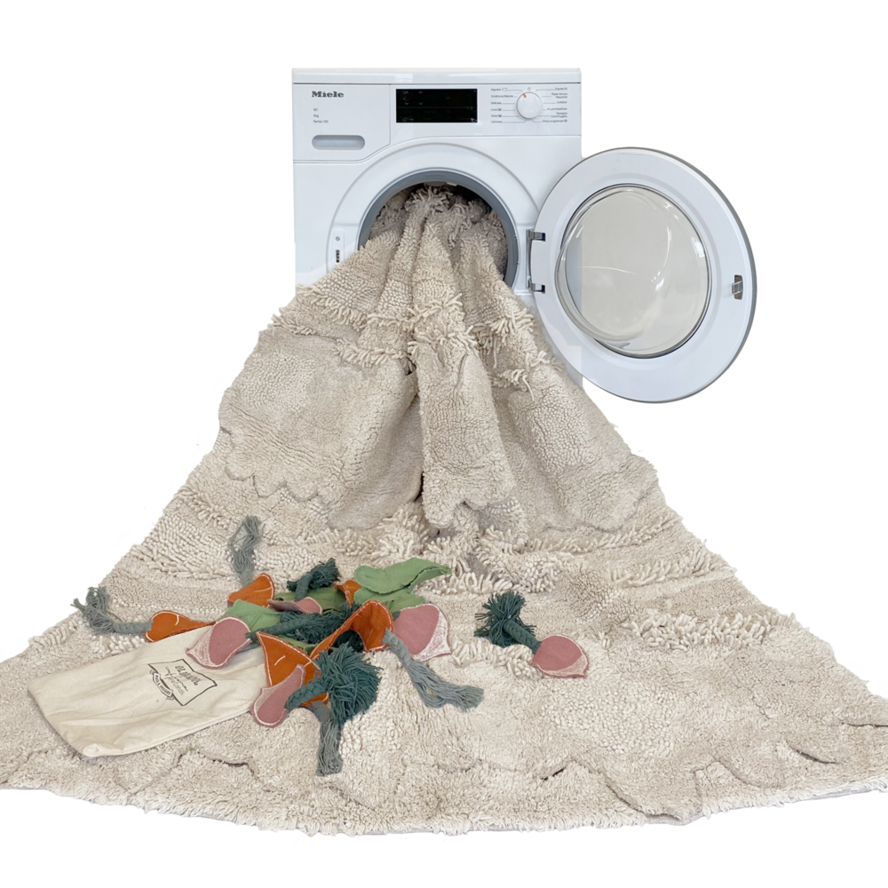 Wasbaar tapijt Veggie Garden - 120 x 160 cm