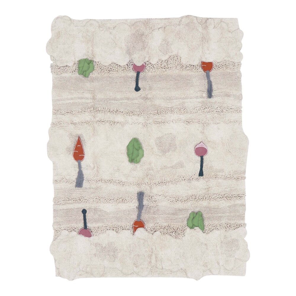 Wasbaar tapijt Veggie Garden - 120 x 160 cm