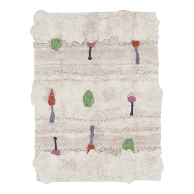 Wasbaar tapijt Veggie Garden - 120 x 160 cm