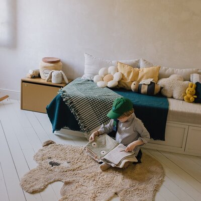 Pouf Sleepy Bear - 30 x 100 x 70 cm Pouf Sleepy Bear - 30 x 100 x 70 cm