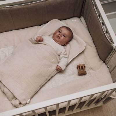 Boxkleed Faro 75x95 caffe/warm white Boxkleed Faro 75x95 caffe/warm white