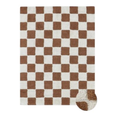 Wasbaar tapijt Kitchen Tiles Toffee - 140 x 200 cm - Wasbaar tapijt Kitchen Tiles Toffee - 140 x 200 cm -