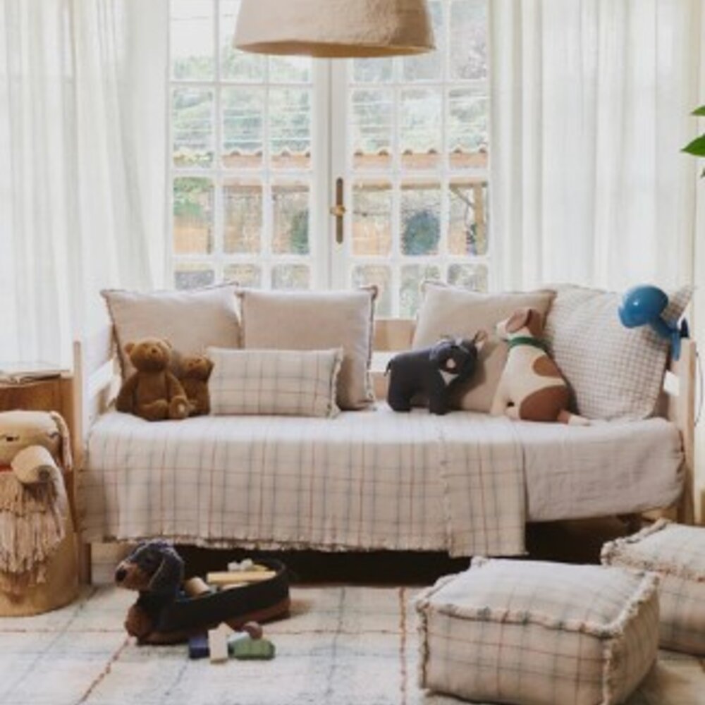 Wasbaar tapijt Tartan Blue Sage 140 cm x 190 cm Wasbaar tapijt Tartan Blue Sage 140 cm x 190 cm