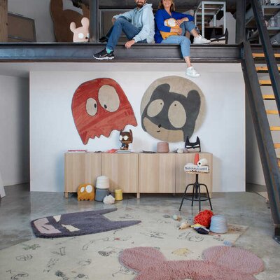 Woolable rug Astromouse - Ø 100 cm Woolable rug Astromouse - Ø 100 cm