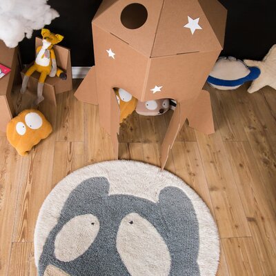 Woolable rug Astromouse - Ø 100 cm Woolable rug Astromouse - Ø 100 cm