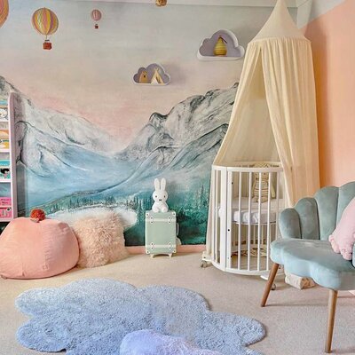 Puffy Dream Blue - 110 x 170 cm - Puffy Dream Blue - 110 x 170 cm -