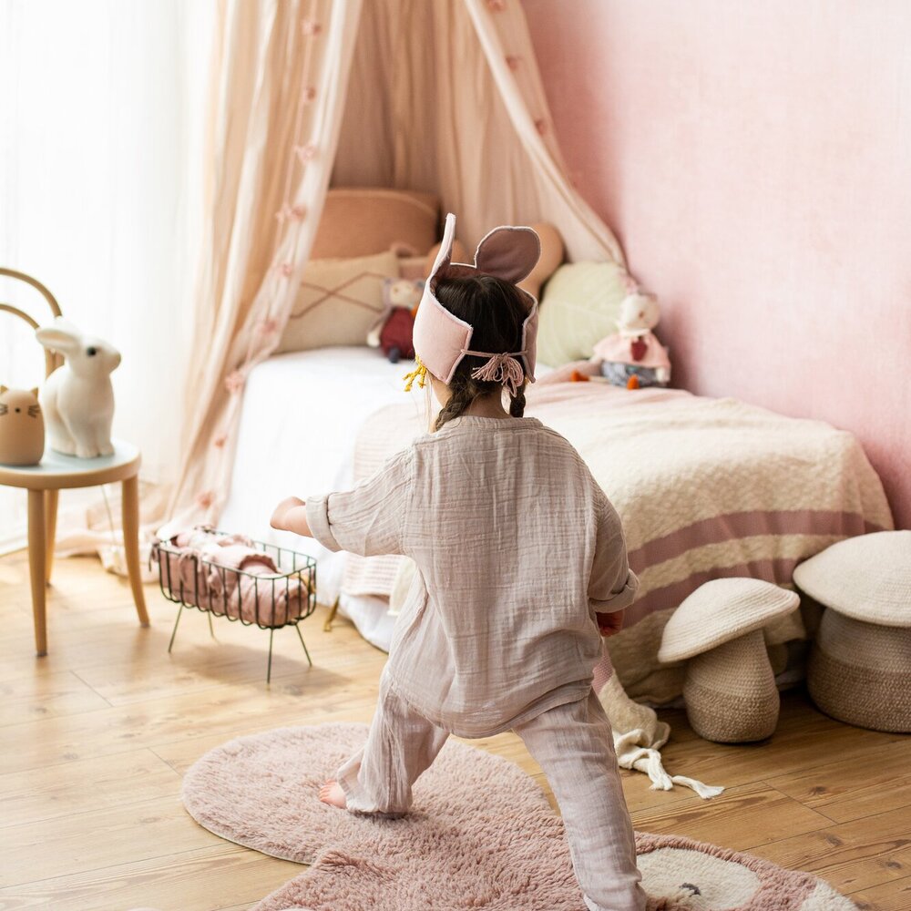 Woolable rug Miss Mighty Mouse - 100 x 120 cm