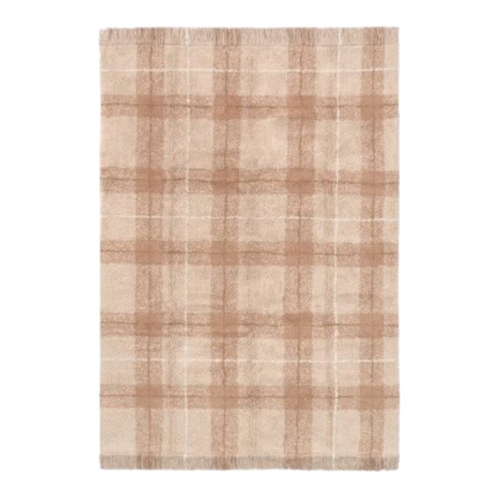 Wasbaar tapijt Tartan Rose 140 x 190 cm - Wasbaar tapijt Tartan Rose 140 x 190 cm -