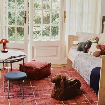 Wasbaar tapijt Tartan Vintage Red 140 x 190 cm Wasbaar tapijt Tartan Vintage Red 140 x 190 cm