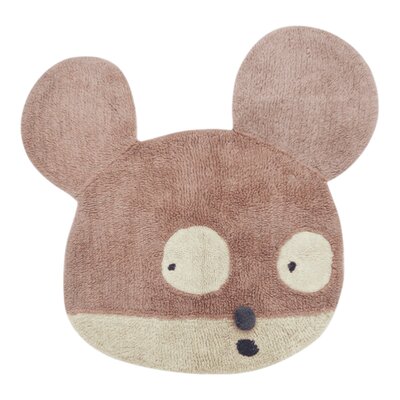 Woolable rug Miss Mighty Mouse - 100 x 120 cm