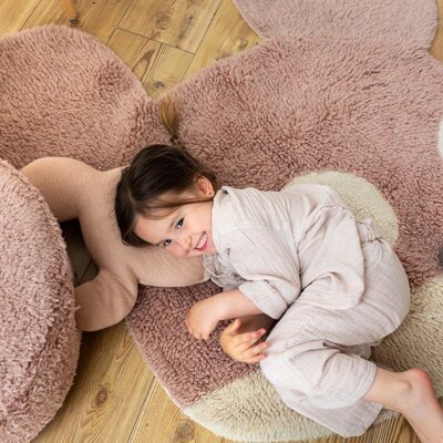 Woolable rug Miss Mighty Mouse - 100 x 120 cm