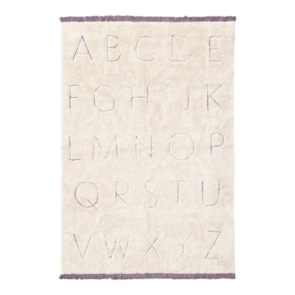 RugCycled Wasbaar tapijt ABC - 90 x 130 cm