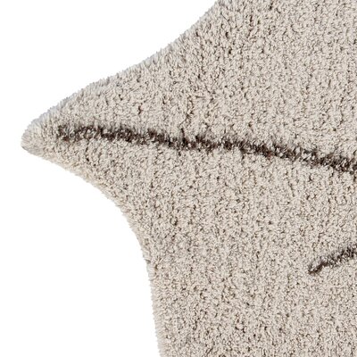 Wasbaar tapijt Monstera Natural - 120 x 180 cm -