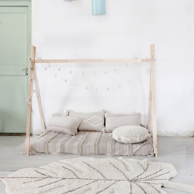 Wasbaar tapijt Monstera Natural - 120 x 180 cm -