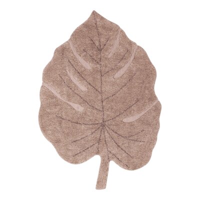 Wasbaar tapijt Monstera Vintage Nude - 120 x 180 c