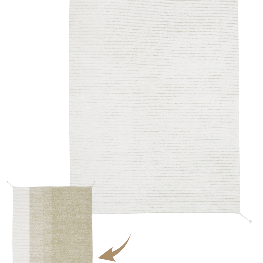 Reversible Wasbaar tapijt Gelato Green - 120 x 160