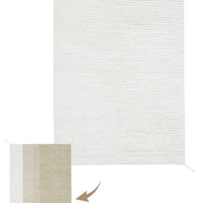 Reversible Wasbaar tapijt Gelato Green - 120 x 160