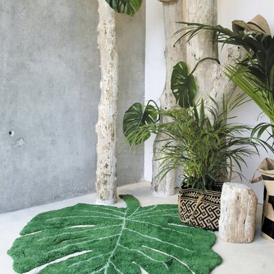 Wasbaar tapijt Monstera Leaf - 120 x 160 cm