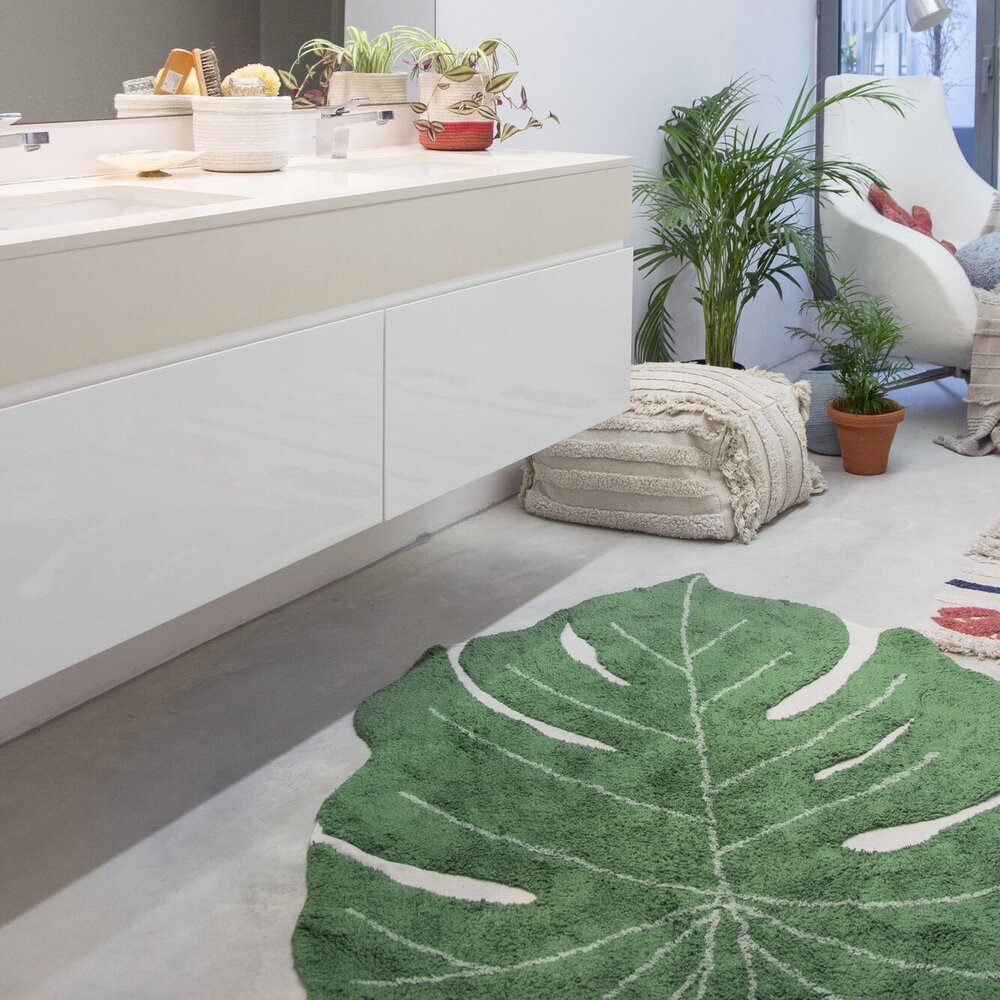 Wasbaar tapijt Monstera Leaf - 120 x 160 cm