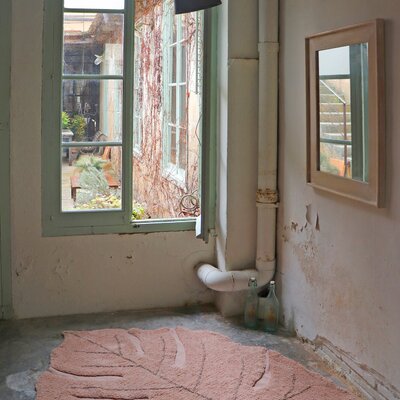 Wasbaar tapijt Monstera Vintage Nude - 120 x 180 c