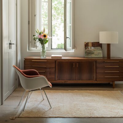 Wasbaar tapijt Bloom Golden - 140 x 200 cm