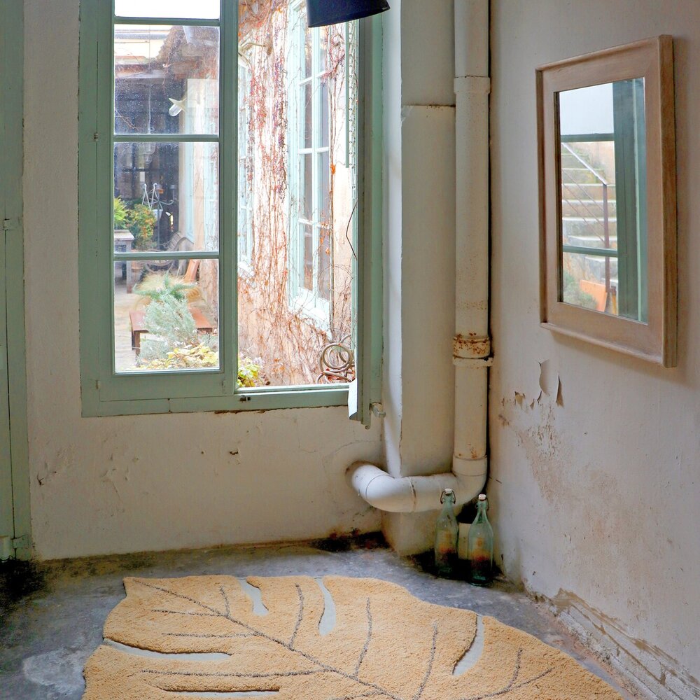 Wasbaar tapijt Monstera Honey - 120 x 180 cm