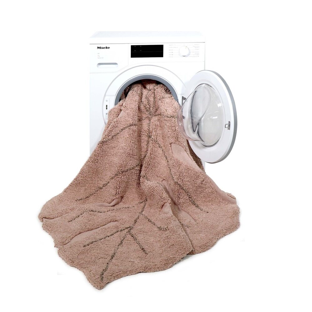 Wasbaar tapijt Monstera Vintage Nude - 120 x 180 c