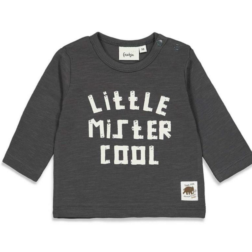T-shirt little mister cool Anthracite