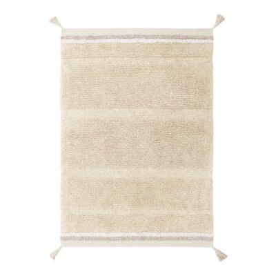 Wasbaar tapijt Bloom Golden - 140 x 200 cm