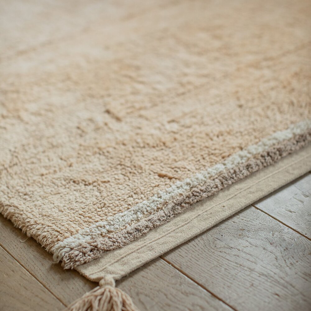 Wasbaar tapijt Bloom Golden - 120 x 160 cm