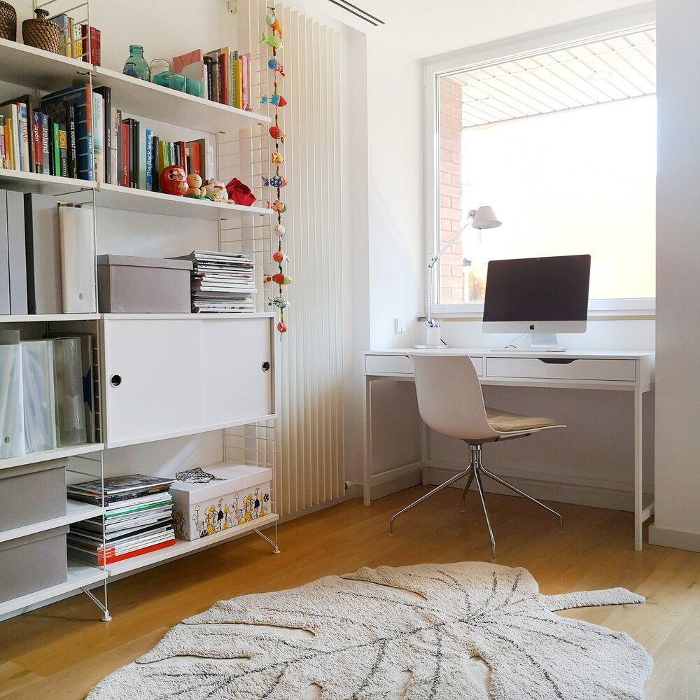 Wasbaar tapijt Monstera Natural - 120 x 180 cm -