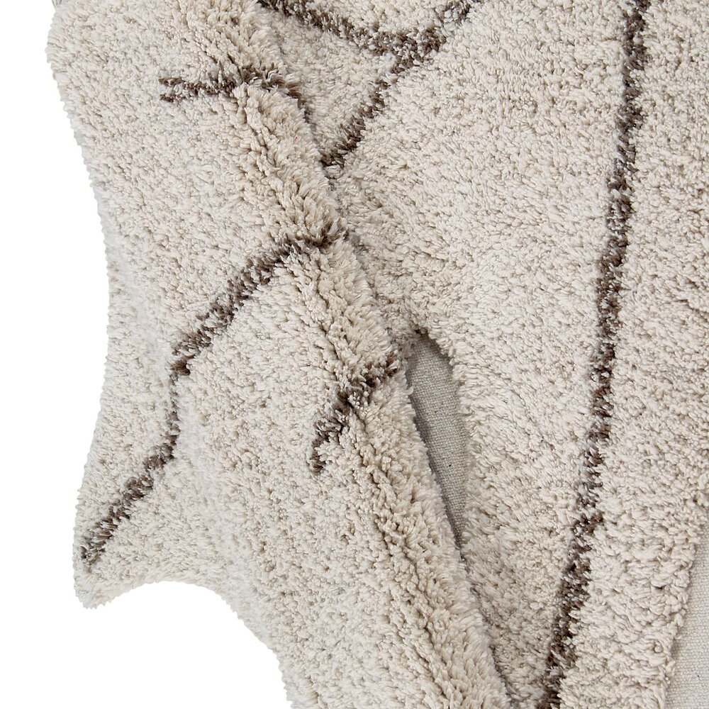 Wasbaar tapijt Monstera Natural - 120 x 180 cm -