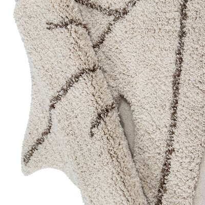 Wasbaar tapijt Monstera Natural - 120 x 180 cm -