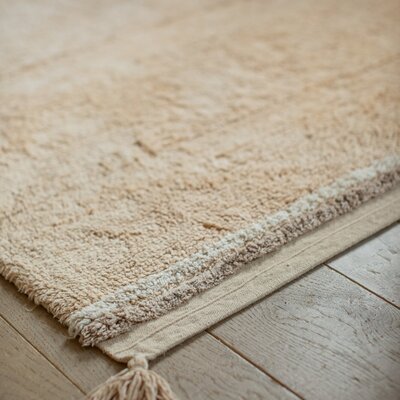 Wasbaar tapijt Bloom Golden - 90 x 130 cm