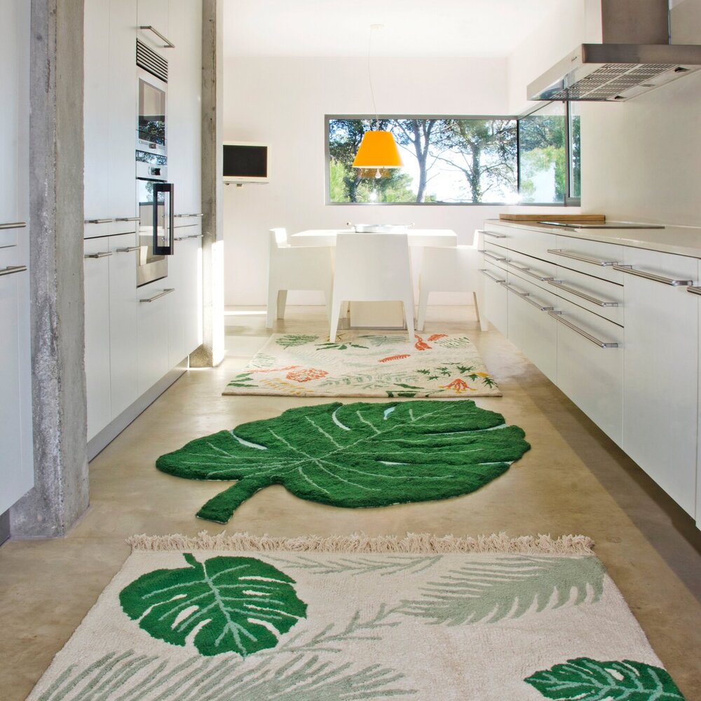 Wasbaar tapijt Monstera Leaf - 120 x 160 cm