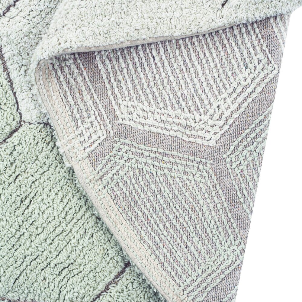 Wasbaar tapijt Round Honeycomb Blue Sage - Ø 140 cm Wasbaar tapijt Round Honeycomb Blue Sage - Ø 140 cm