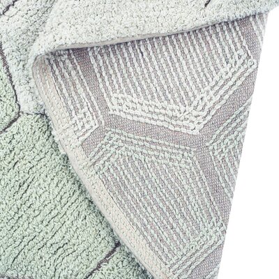 Wasbaar tapijt Round Honeycomb Blue Sage - Ø 140 cm Wasbaar tapijt Round Honeycomb Blue Sage - Ø 140 cm