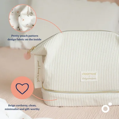 Mommy zwangerschapspakket Corduroy sand Mommy zwangerschapspakket Corduroy sand