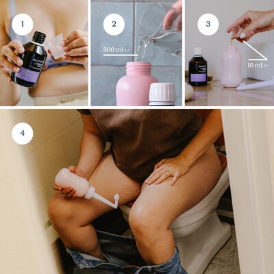 Reinigende en kalmerende oplossing Reinigende en kalmerende oplossing